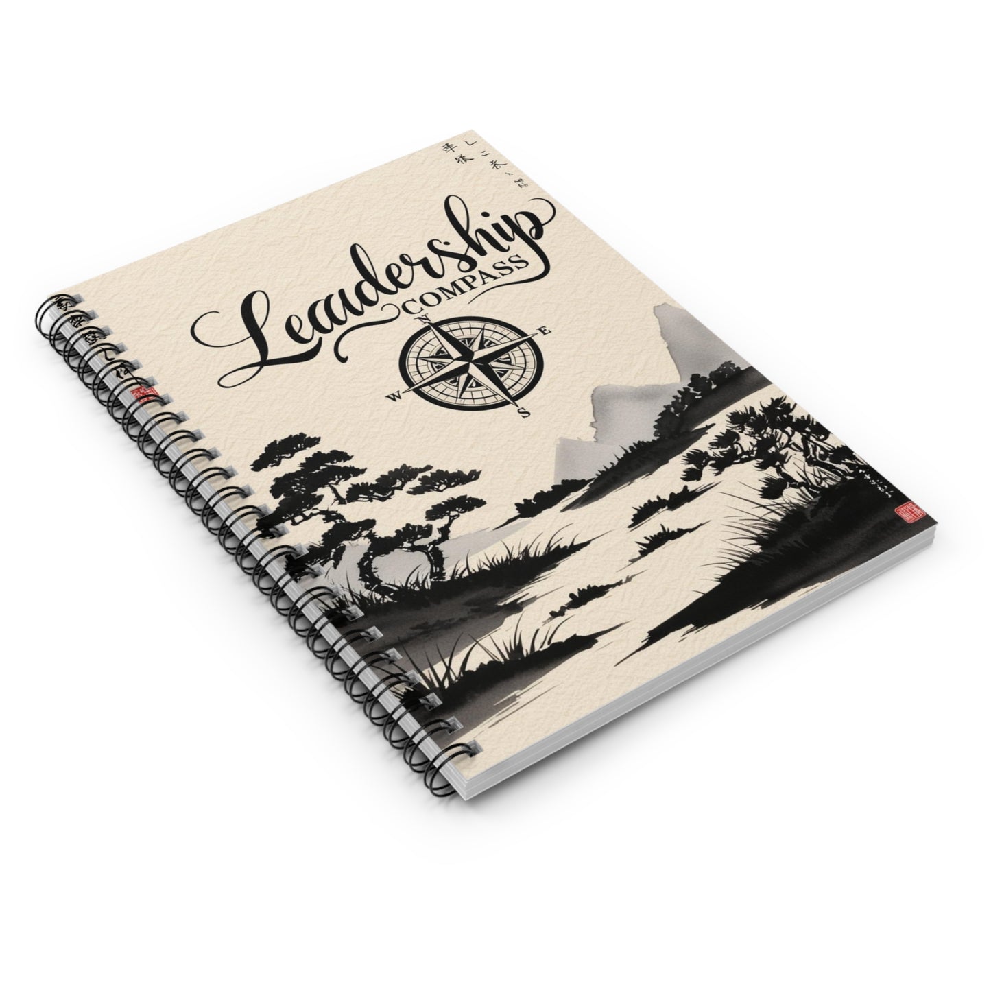 The Bird Hops Contentedly | Spiral Notebook - Ruled Line