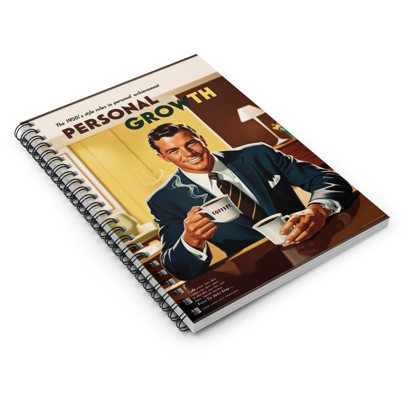 You, Too, Can Double Fist Coffee | Spiral Notebook - Ruled Line