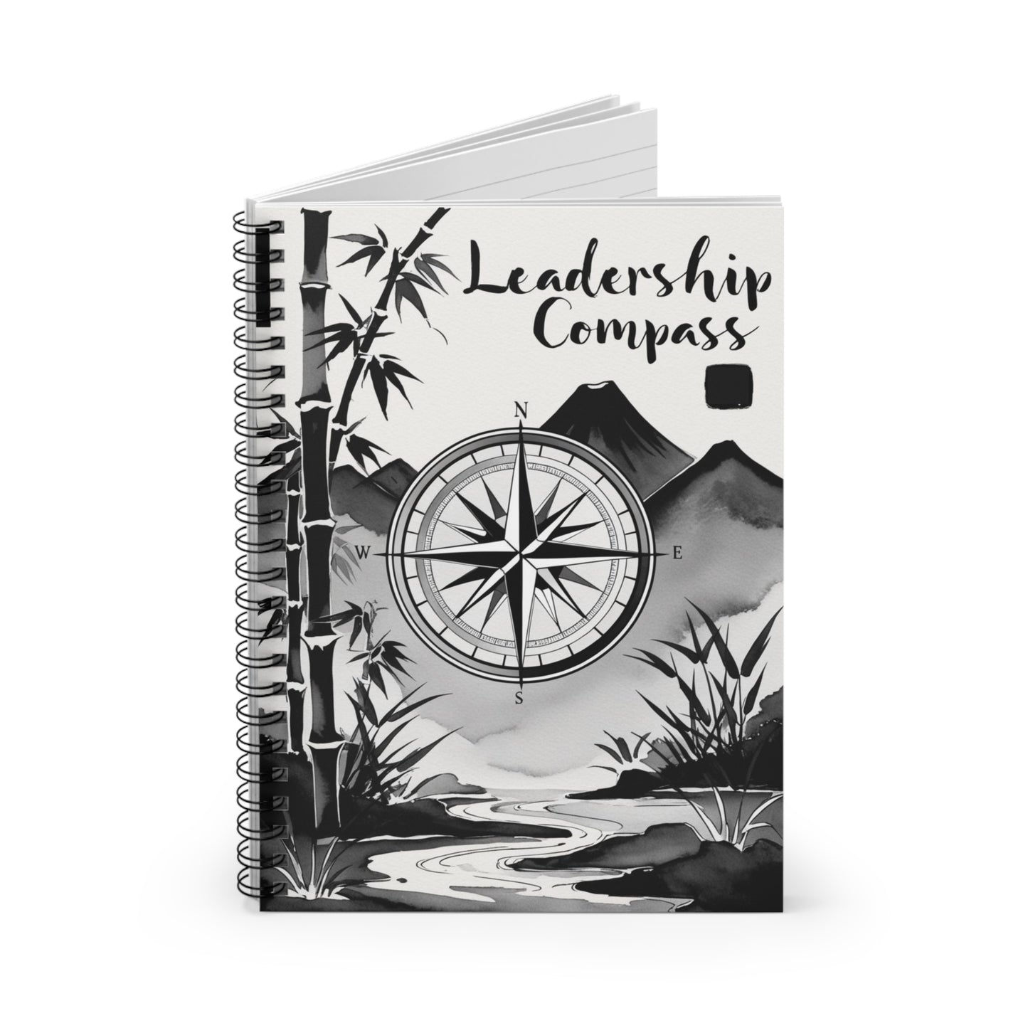 Stories Dance on Paper's Skin | Spiral Notebook - Ruled Line