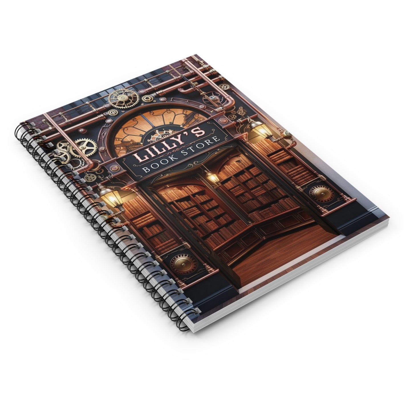 Airships Crossed the Sky | Spiral Notebook - Ruled Line
