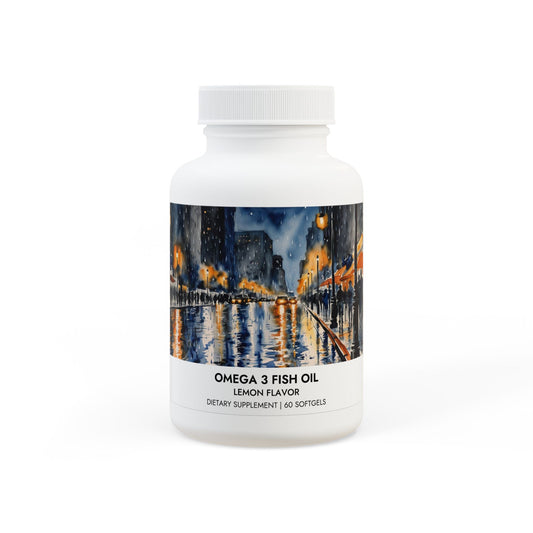 Omega 3 Fish Oil Supplement (60 Softgels) | Weary Night Collection