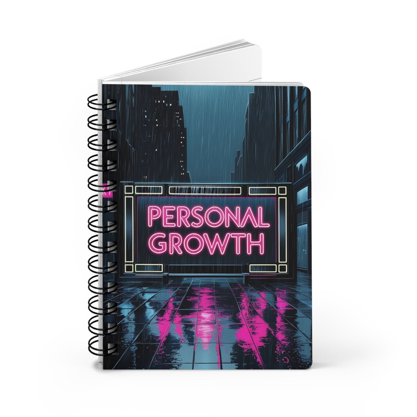 Bathed in Neon | Spiral Bound Journal