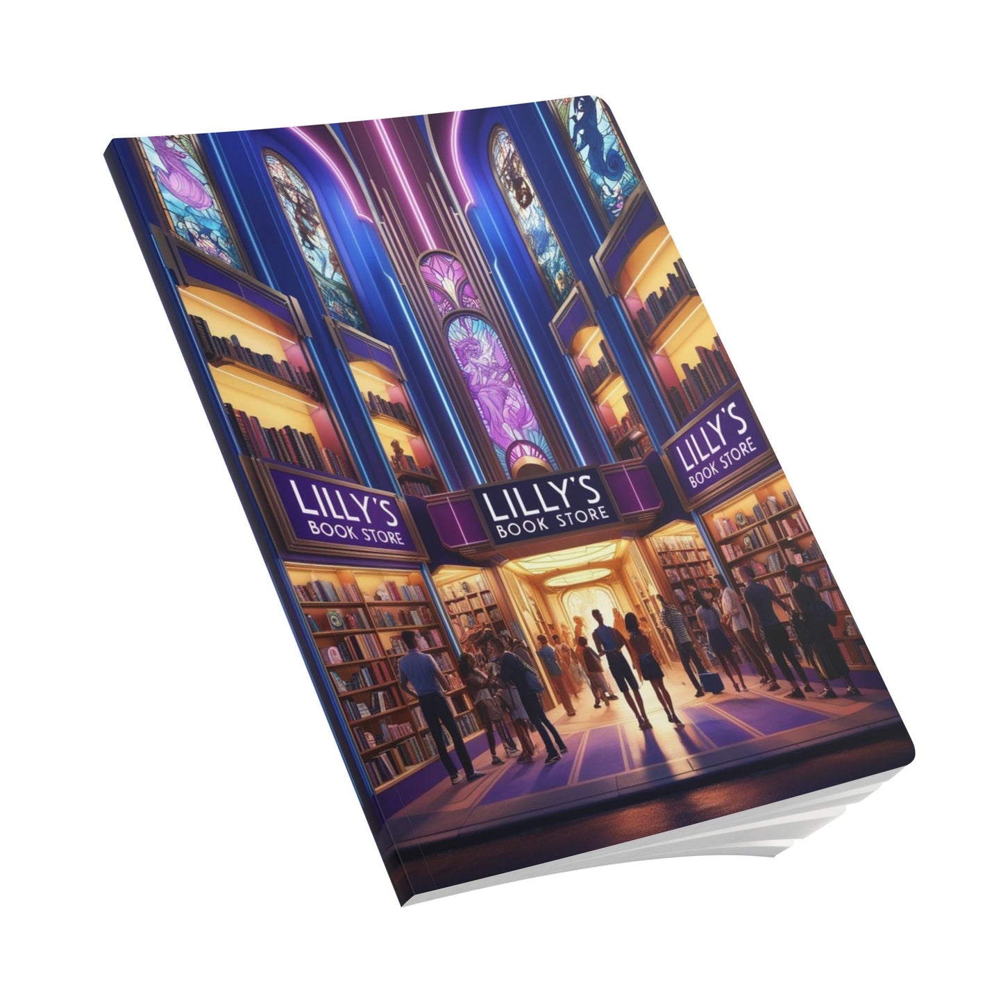 Synth Coffee | Softcover Journal (with Inside Prints)