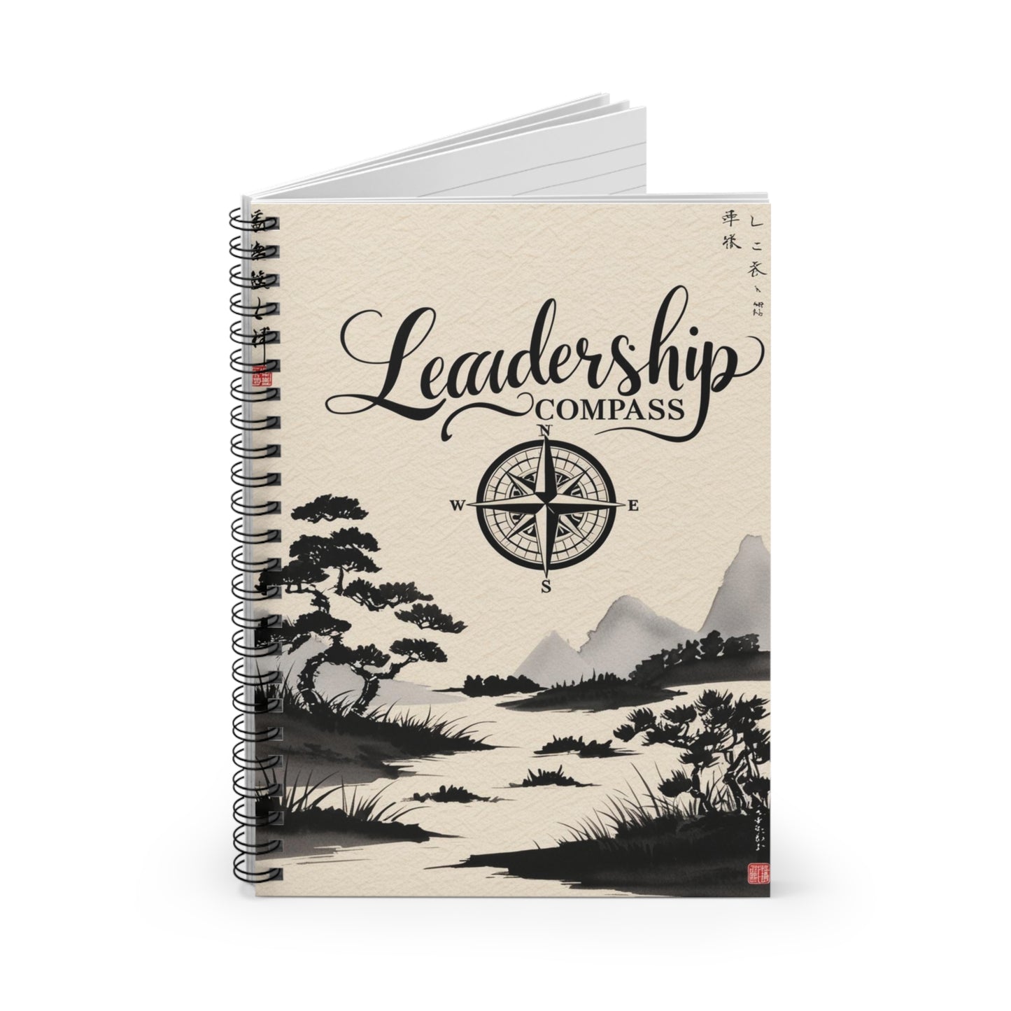 The Bird Hops Contentedly | Spiral Notebook - Ruled Line