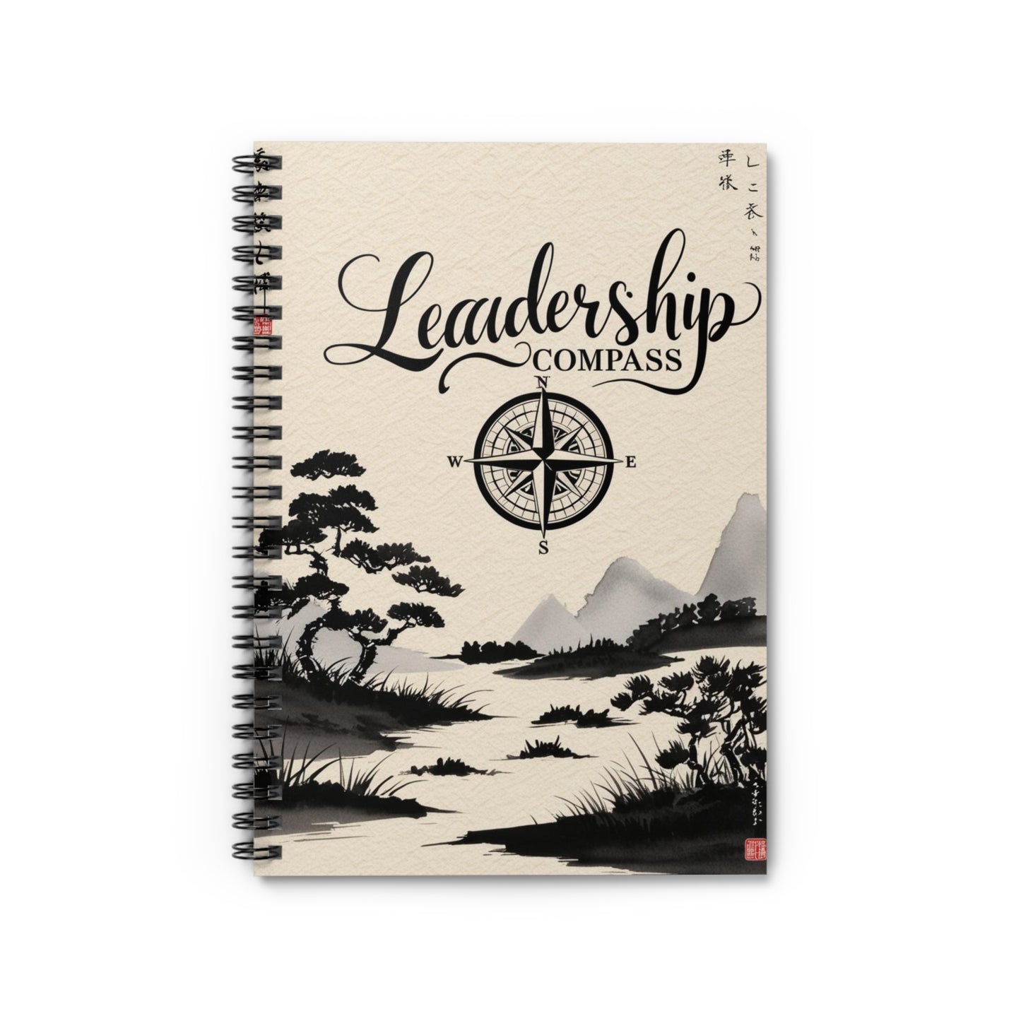 The Bird Hops Contentedly | Spiral Notebook - Ruled Line