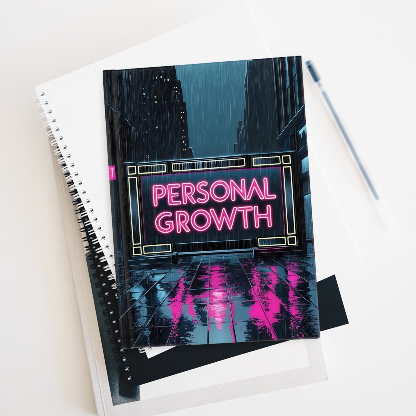 Bathed in Neon | Journal - Blank