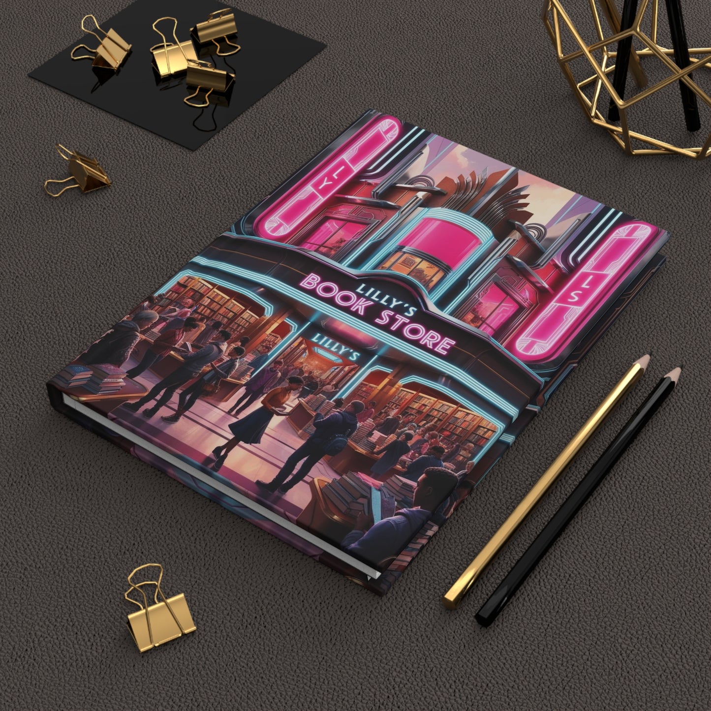 Chaotic Dance of Progress | Hardcover Journal Matte