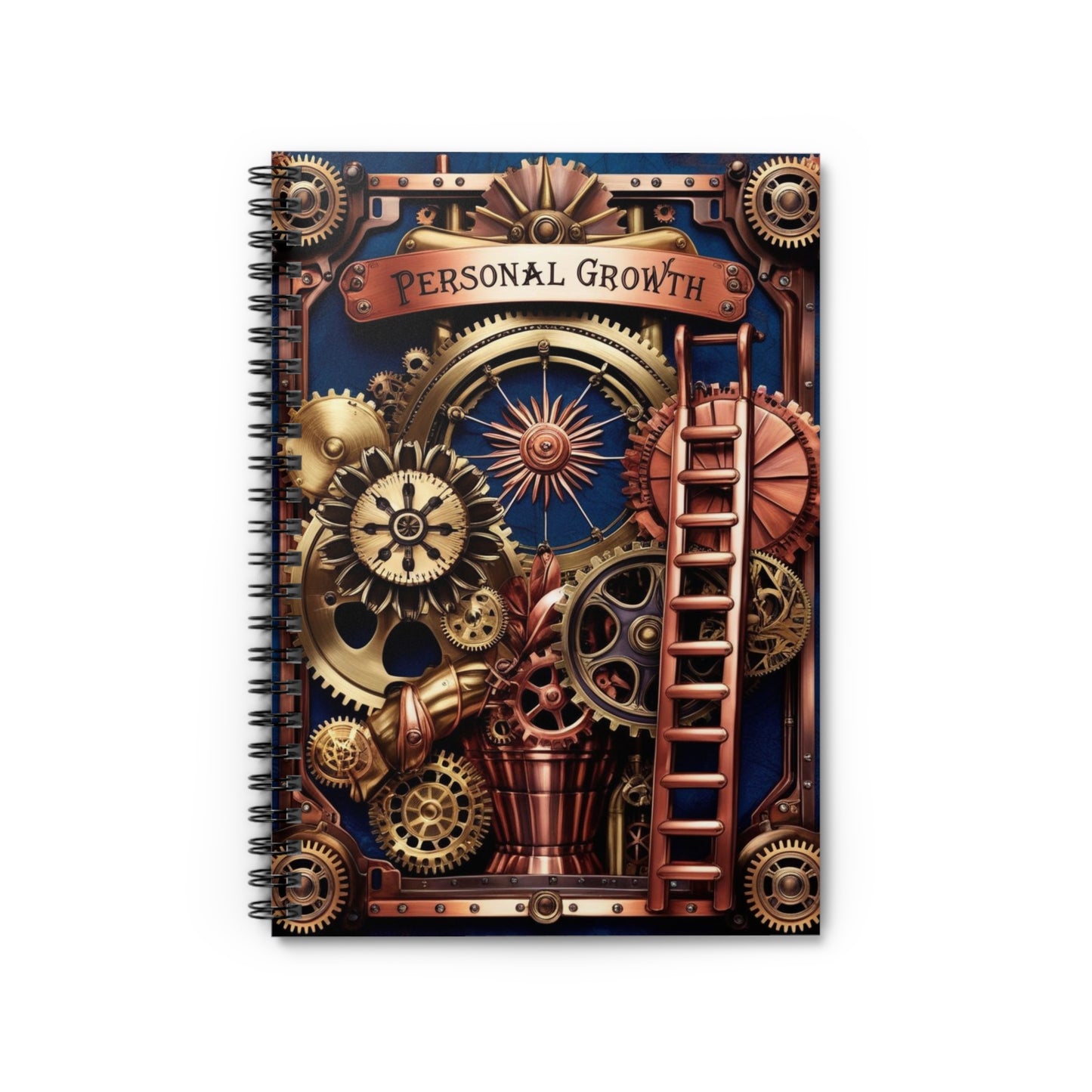 Bulky Leather Coats and Elaborate Goggles | Spiral Notebook - Ruled Line