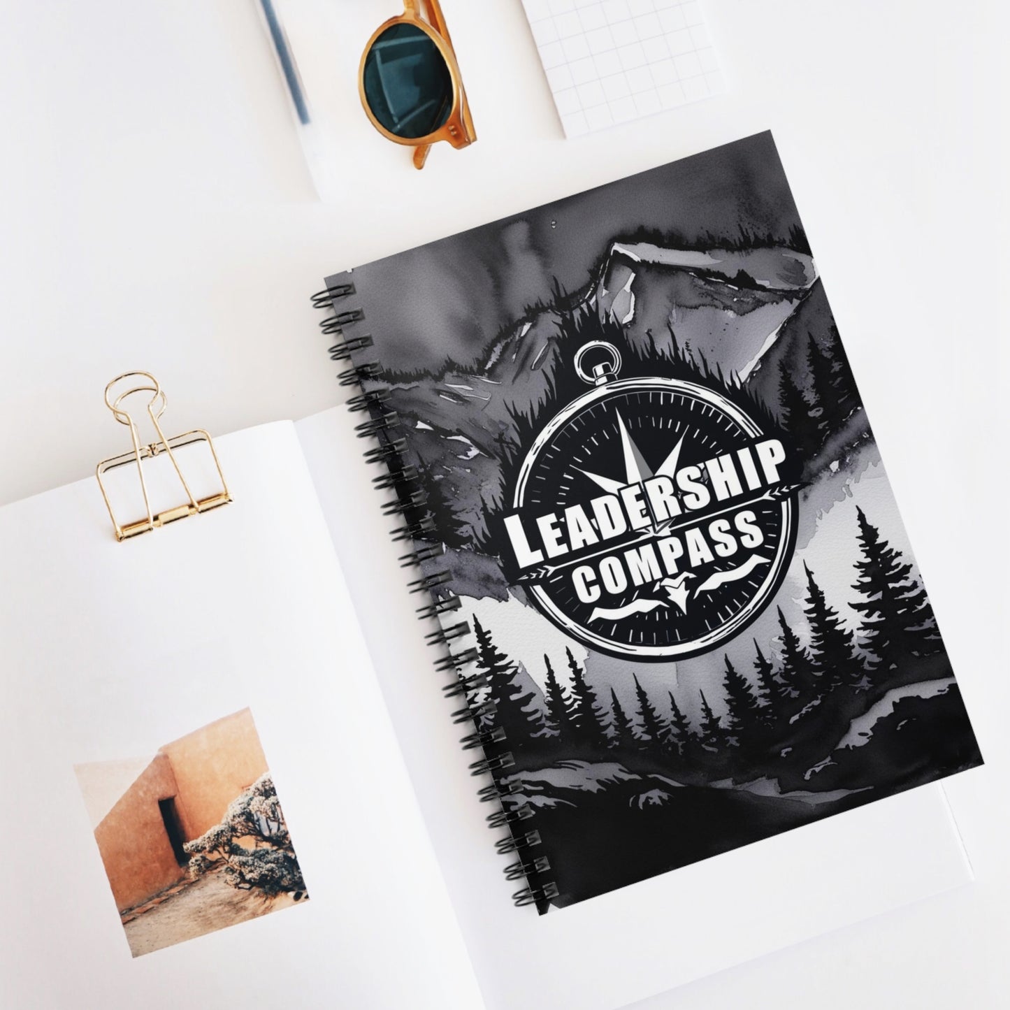 Lost in the Mountains | Spiral Notebook - Ruled Line