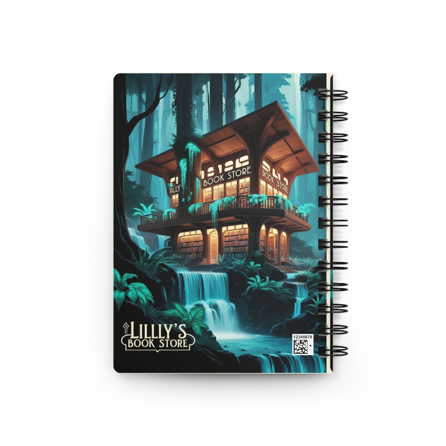 Blue Flowing Water | Spiral Bound Journal