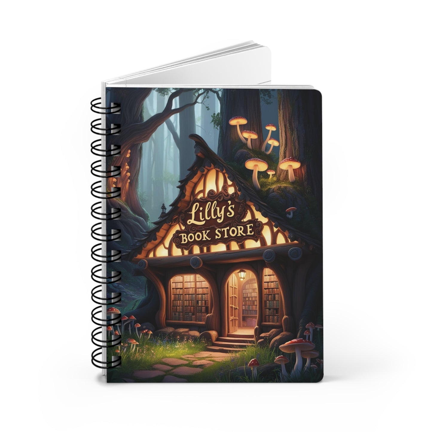 Enchanting Mushrooms | Spiral Bound Journal