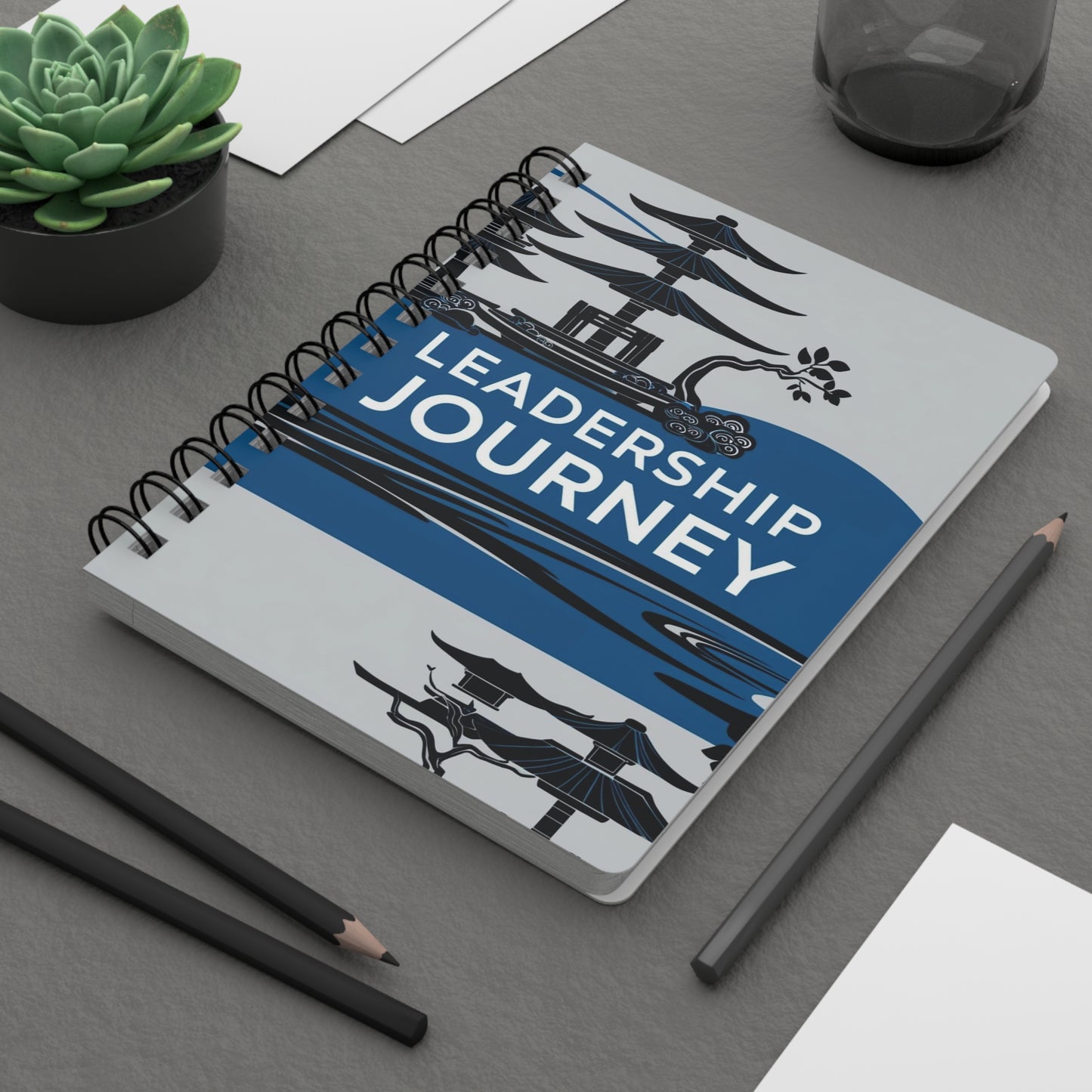 Calmly Thinking About the Wind | Spiral Bound Journal