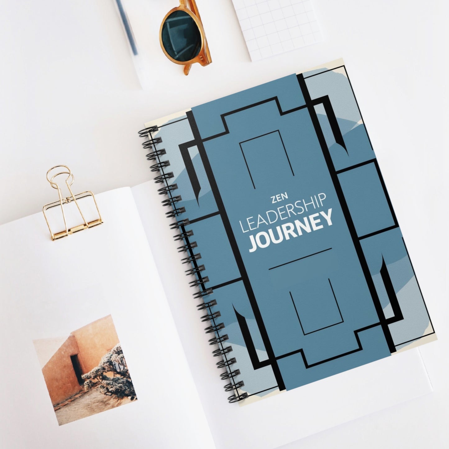 Organized Tranquility | Spiral Notebook - Ruled Line