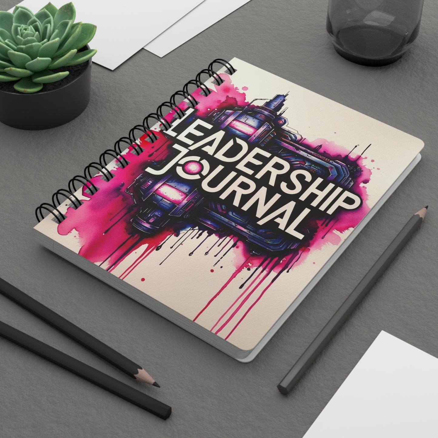 Dripping With Enthusiasm | Spiral Bound Journal