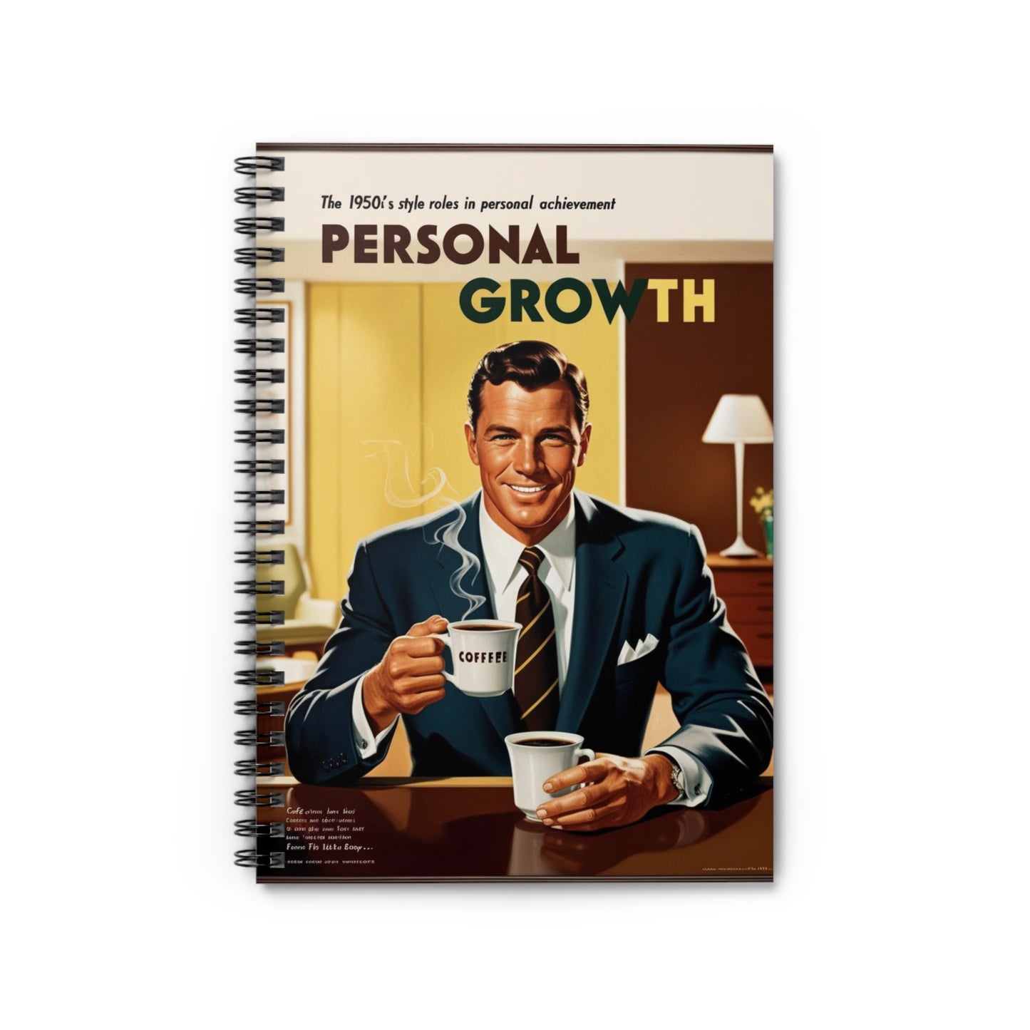 You, Too, Can Double Fist Coffee | Spiral Notebook - Ruled Line