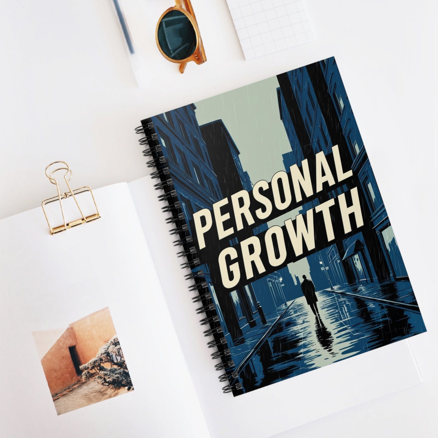 Man Alone | Spiral Notebook - Ruled Line