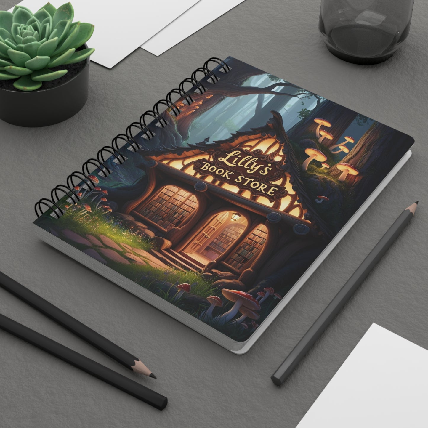 Enchanting Mushrooms | Spiral Bound Journal