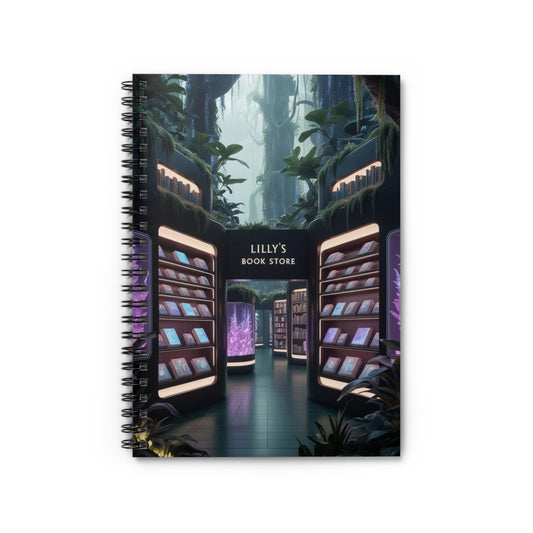 Gentle Rain in the Forest | Spiral Notebook - Ruled Line