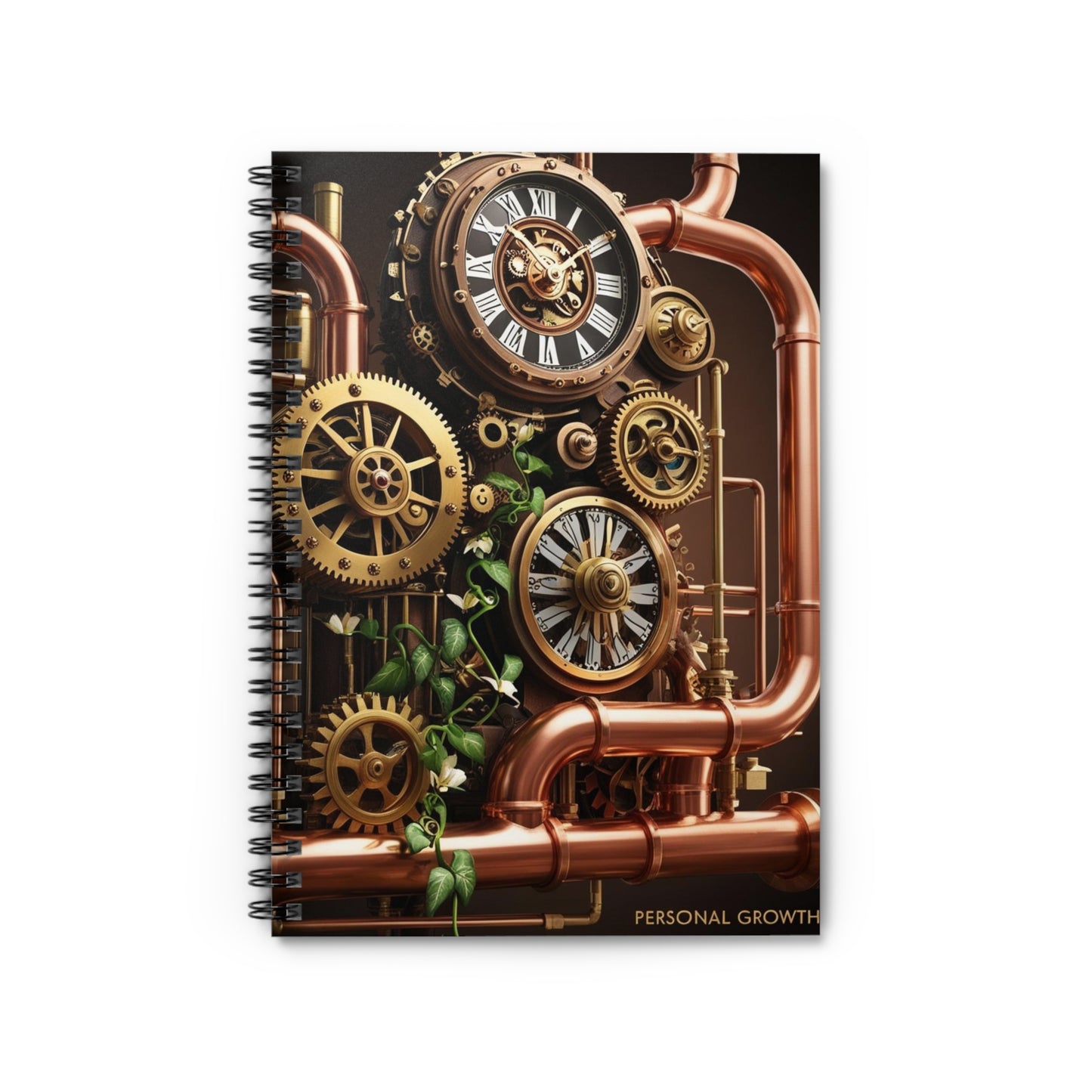 No Words, Just Time | Spiral Notebook - Ruled Line
