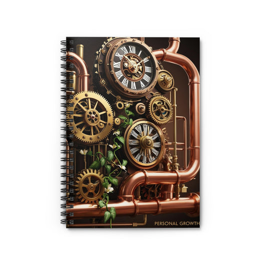 No Words, Just Time | Spiral Notebook - Ruled Line