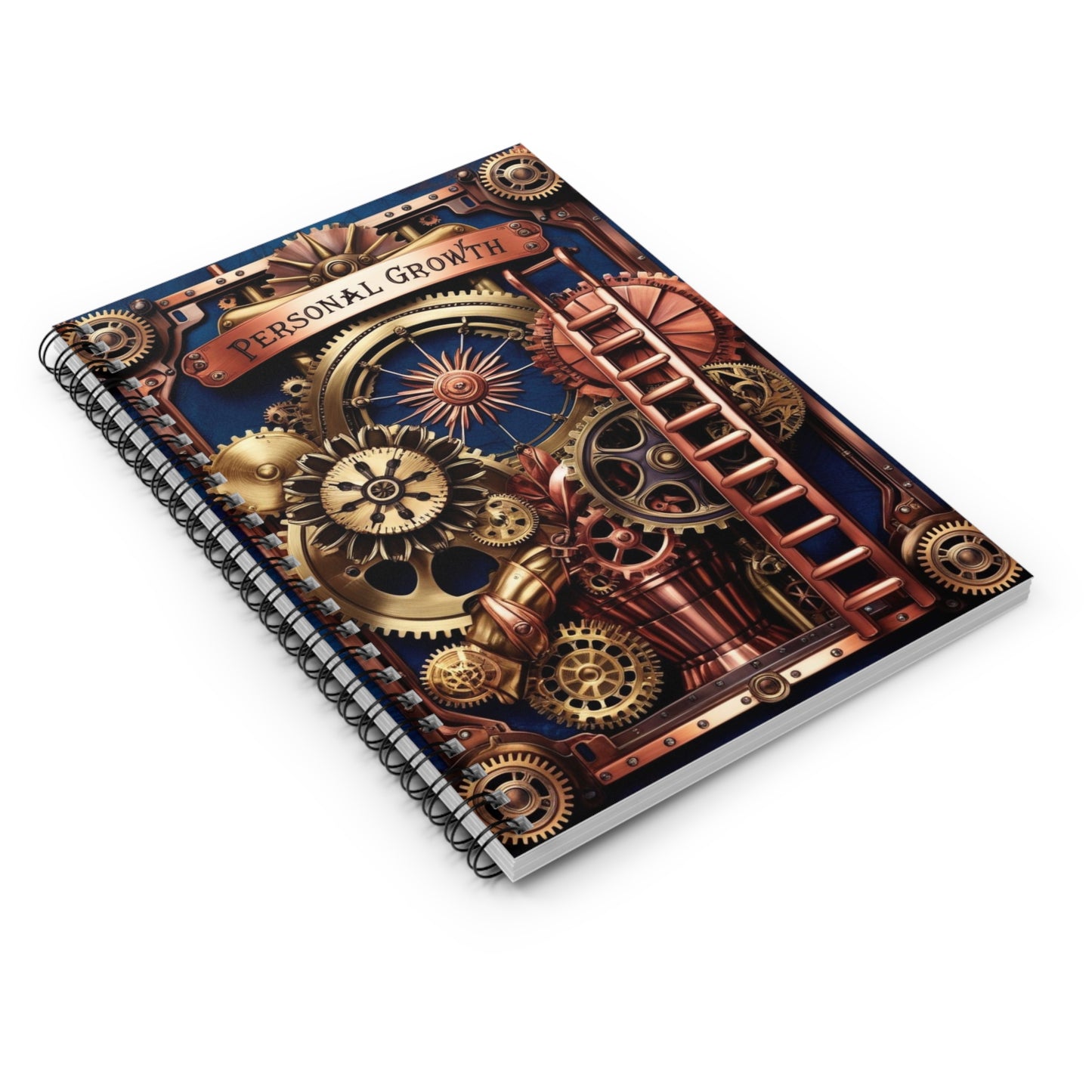 Bulky Leather Coats and Elaborate Goggles | Spiral Notebook - Ruled Line