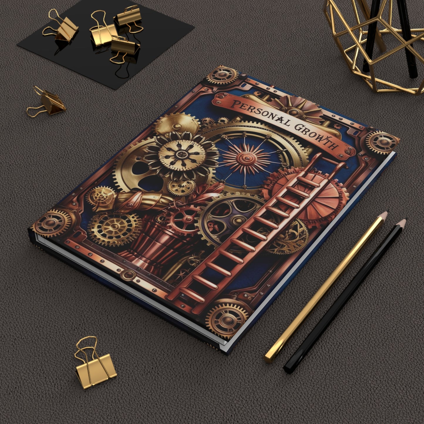 Bulky Leather Coats and Elaborate Goggles | Hardcover Journal Matte