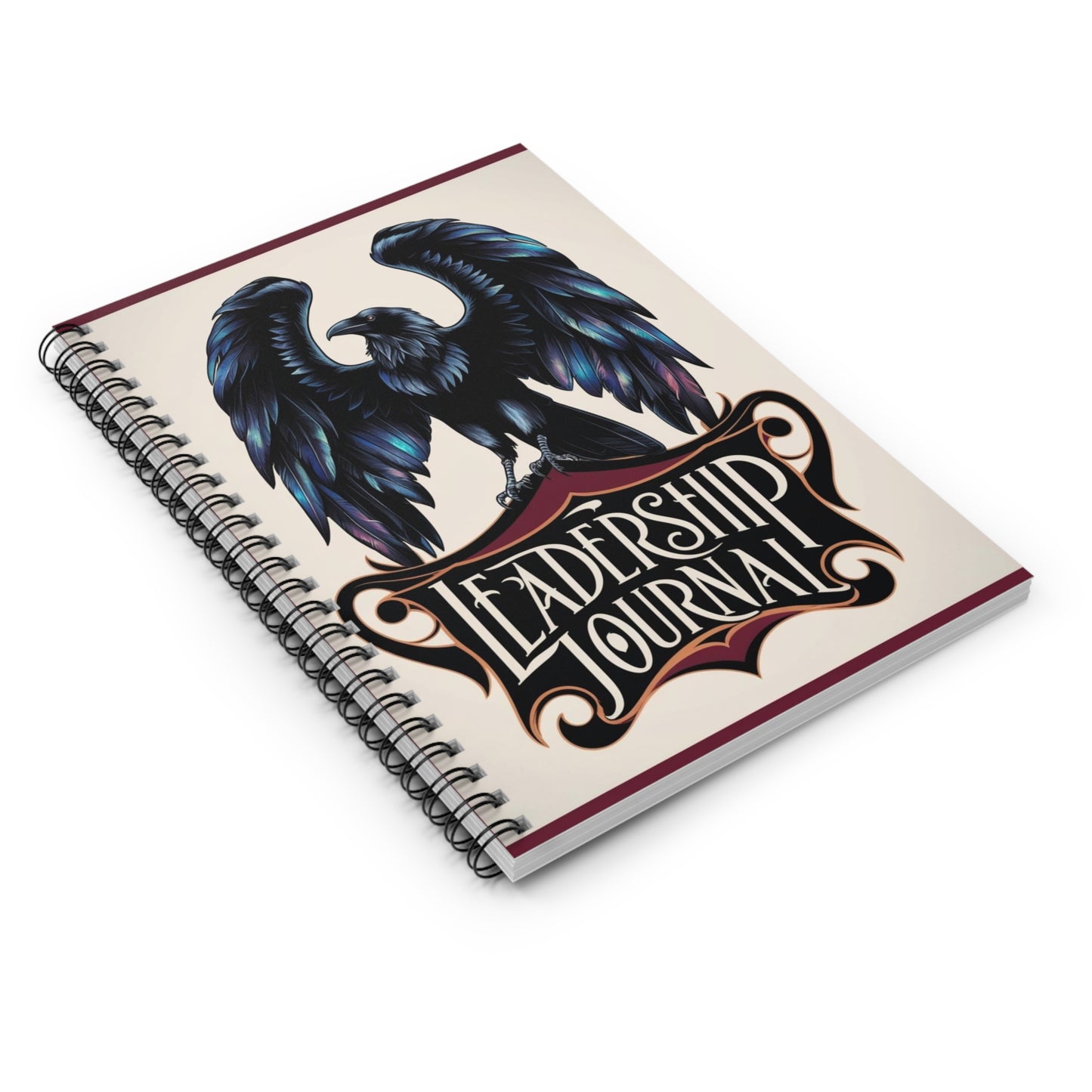 Triumphant Raven | Spiral Notebook - Ruled Line