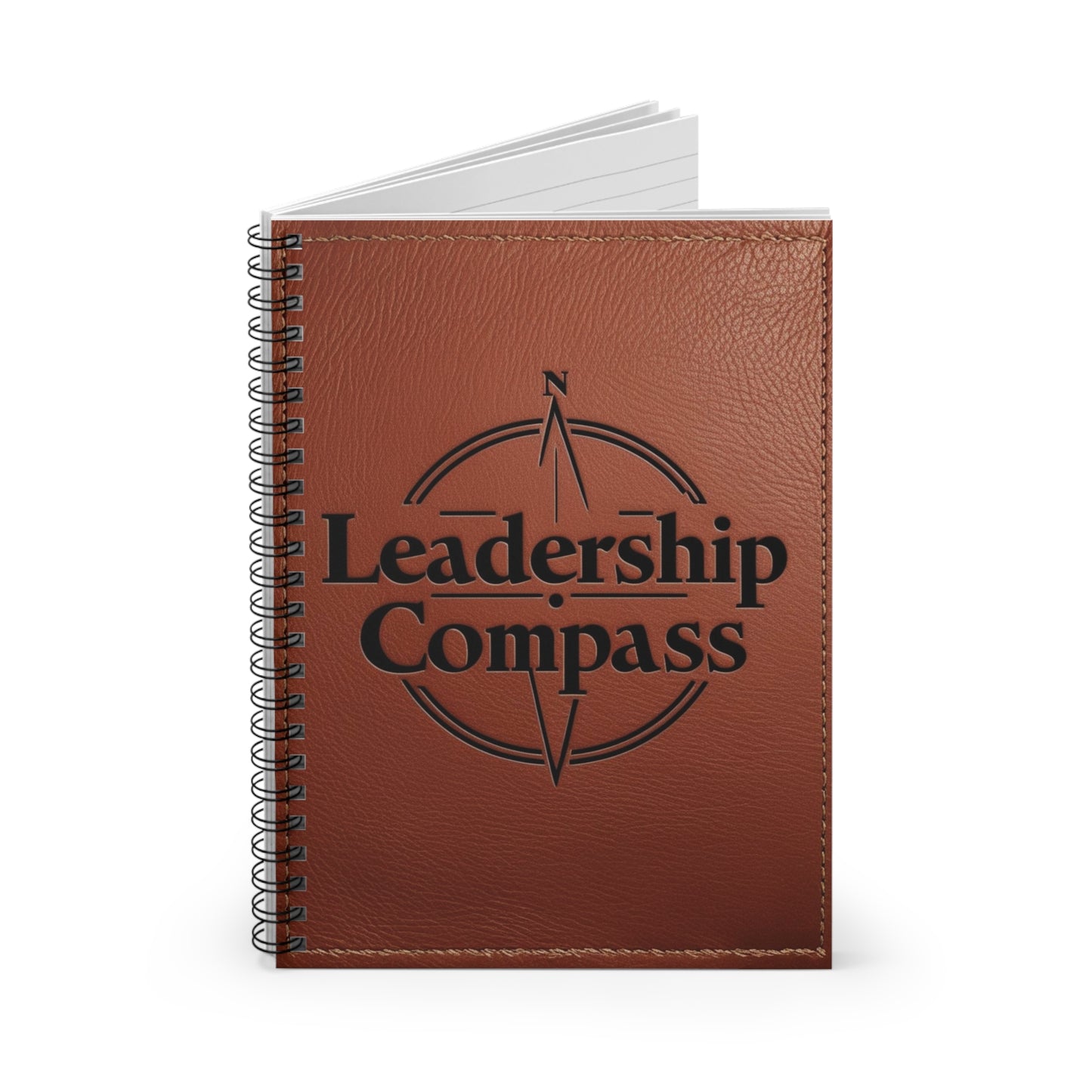 Inspired by Leather | Spiral Notebook - Ruled Line