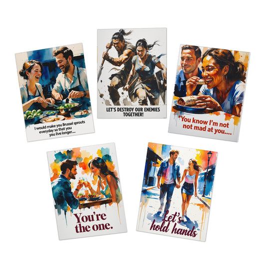 Almost Romance Cards: Volume 1 - Multi-Design Greeting Cards (5-Pack)