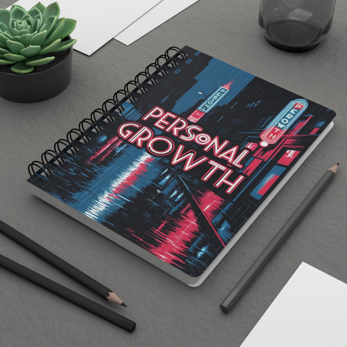 Neon Halo | Spiral Bound Journal