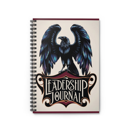 Triumphant Raven | Spiral Notebook - Ruled Line