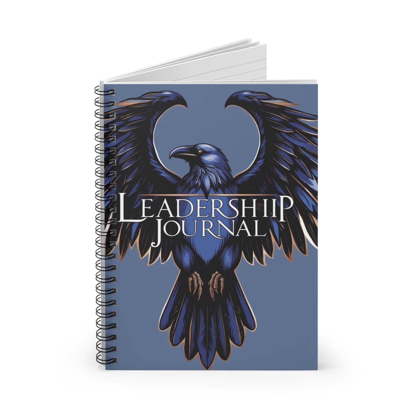 Blue Raven | Spiral Notebook - Ruled Line