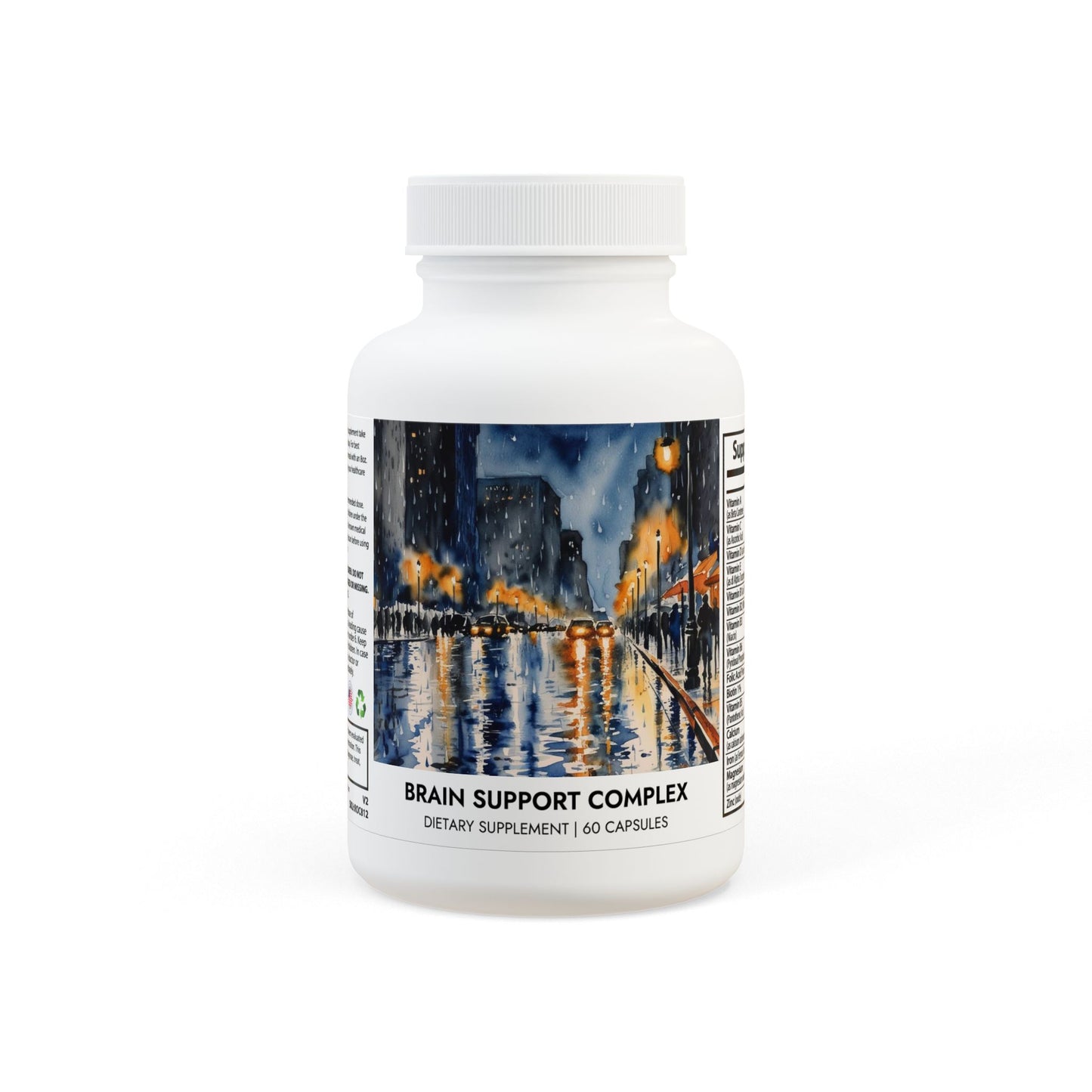 Brain Support Complex Supplement (60 Capsules) | Weary Night Collection